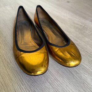 Giuseppe Zanotti Women's Gold Ballet-shoes